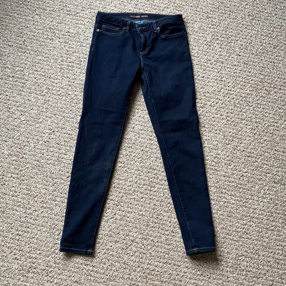 Michael Kors Dark Blue Skinny Jeans